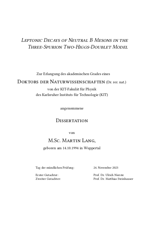 Cover der Publikation