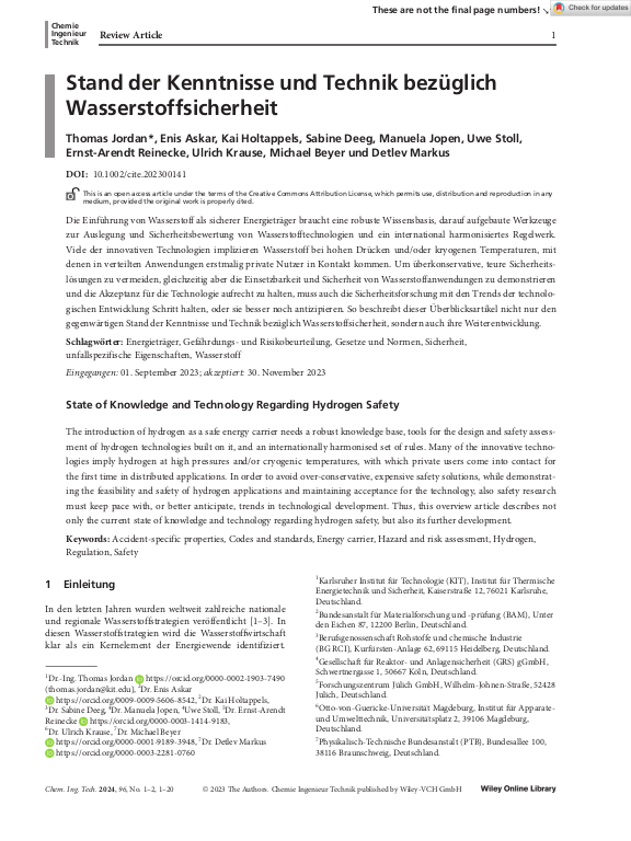 Cover der Publikation