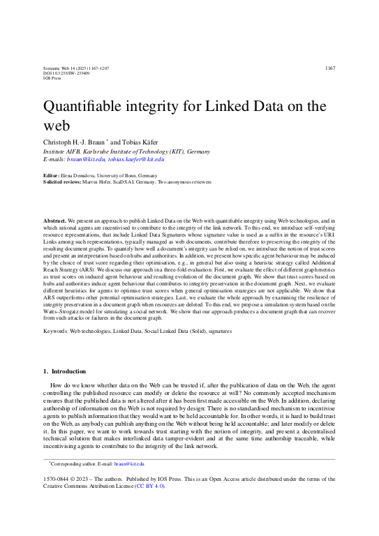 Cover der Publikation