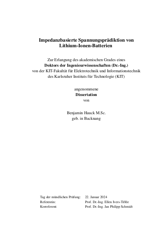 Cover der Publikation