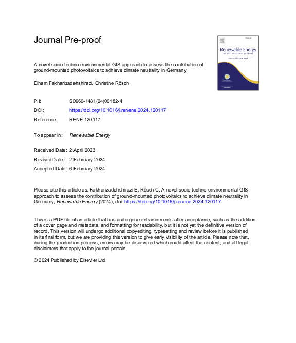 Cover der Publikation