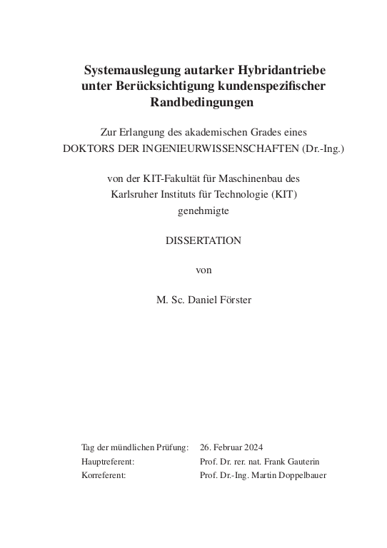 Cover der Publikation