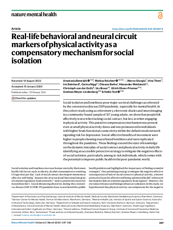 Cover der Publikation