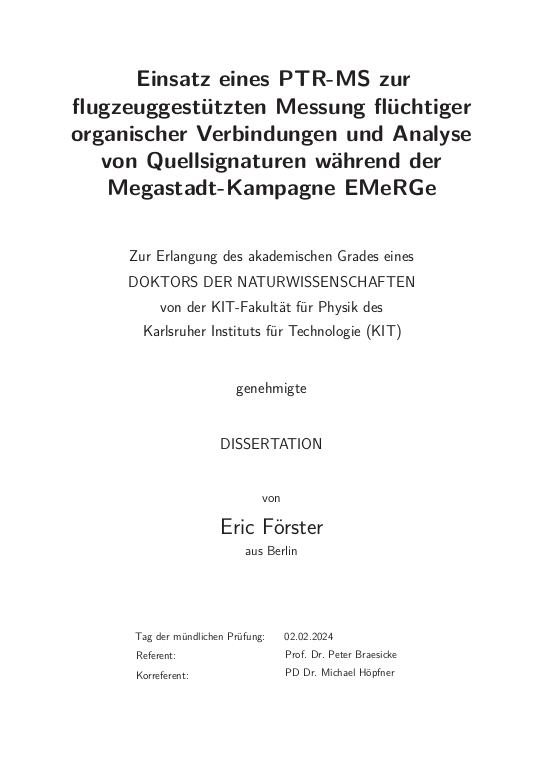 Cover der Publikation