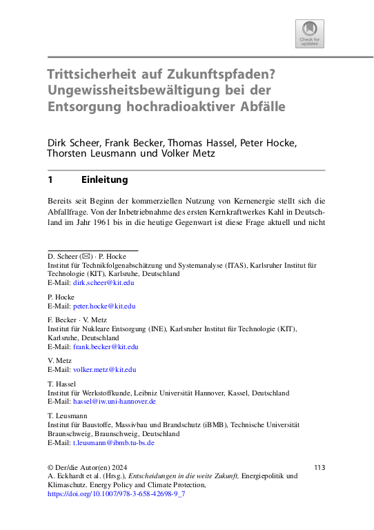 Cover der Publikation