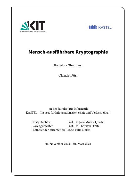 Cover der Publikation