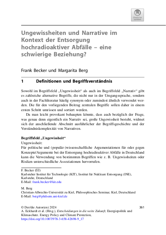 Cover der Publikation