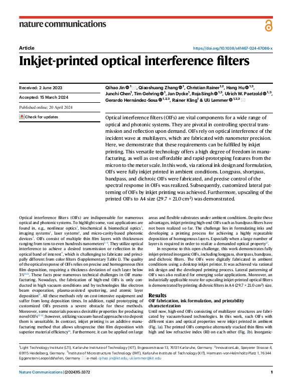 Cover der Publikation