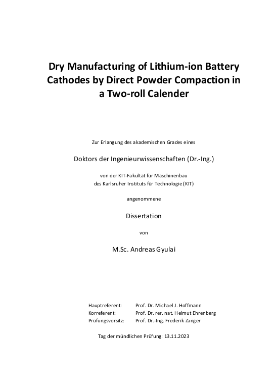 Cover der Publikation