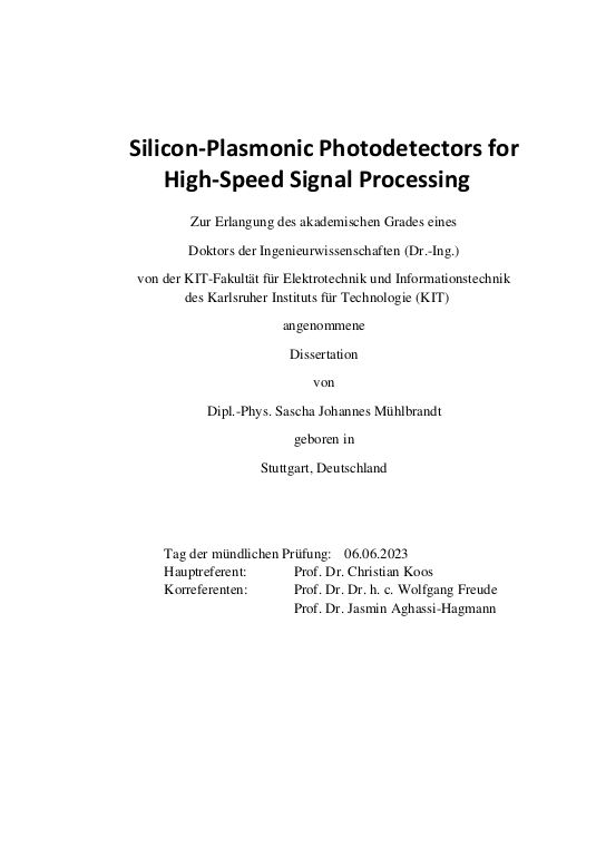 Cover der Publikation