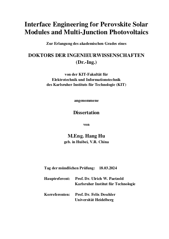 Cover der Publikation