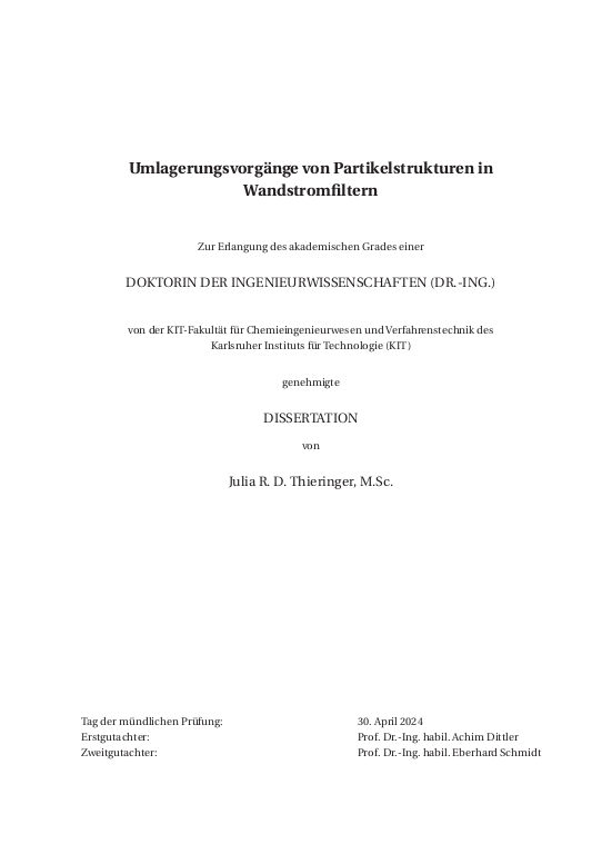 Cover der Publikation