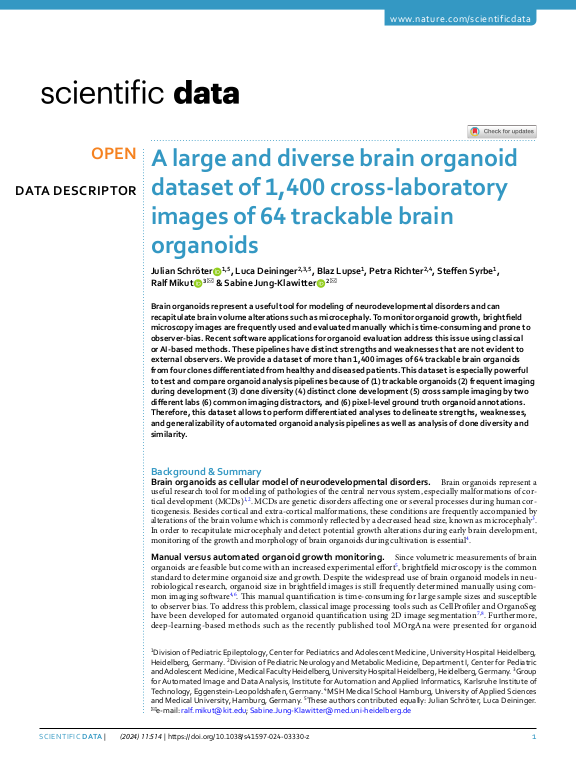 Cover der Publikation