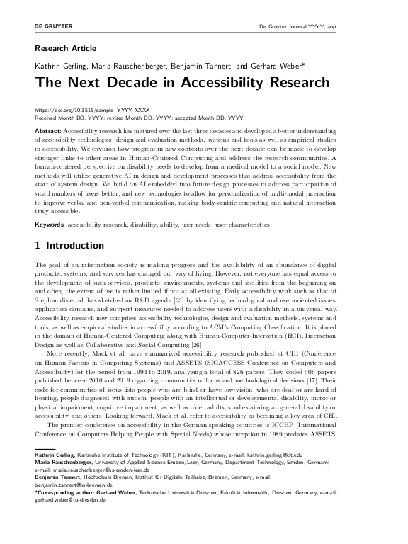 Cover der Publikation