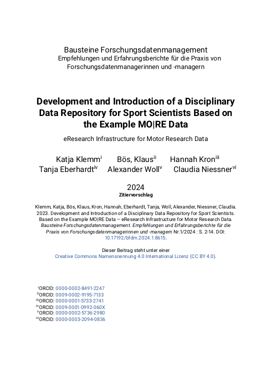 Cover der Publikation