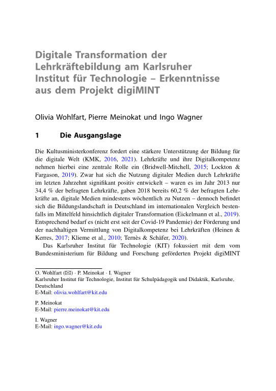 Cover der Publikation