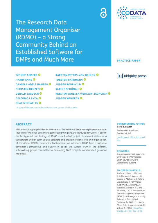 Cover der Publikation