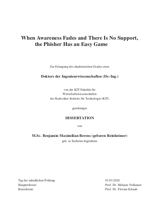 Cover der Publikation