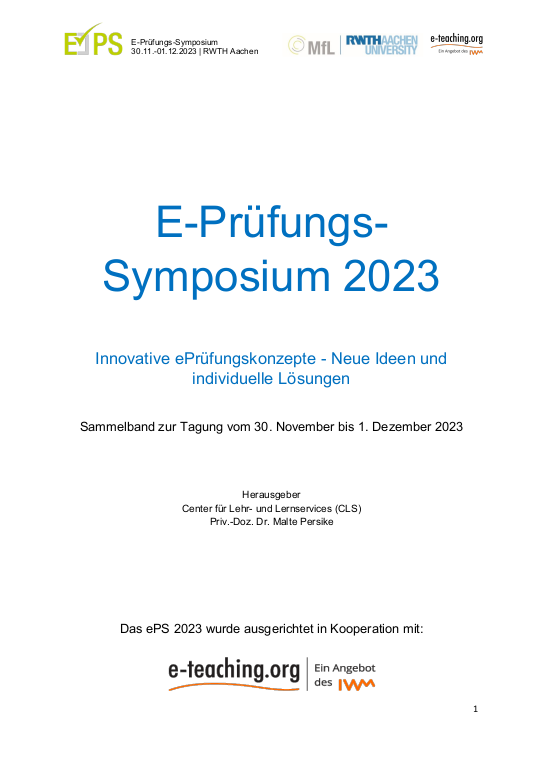 Cover der Publikation