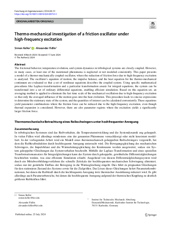Cover der Publikation
