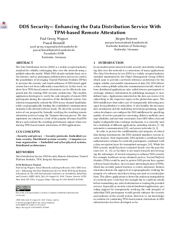 Cover der Publikation