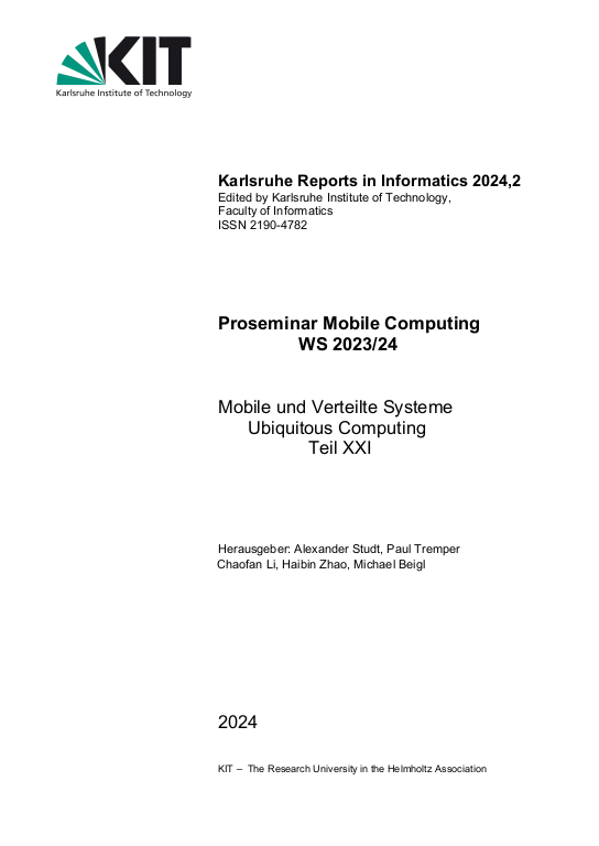 Cover der Publikation