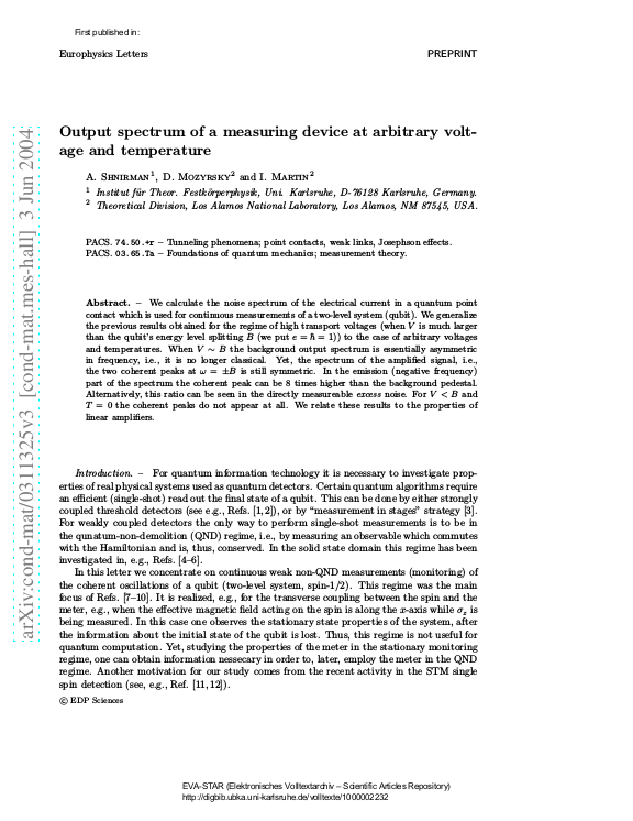 Cover der Publikation