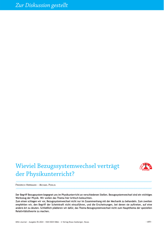 Cover der Publikation