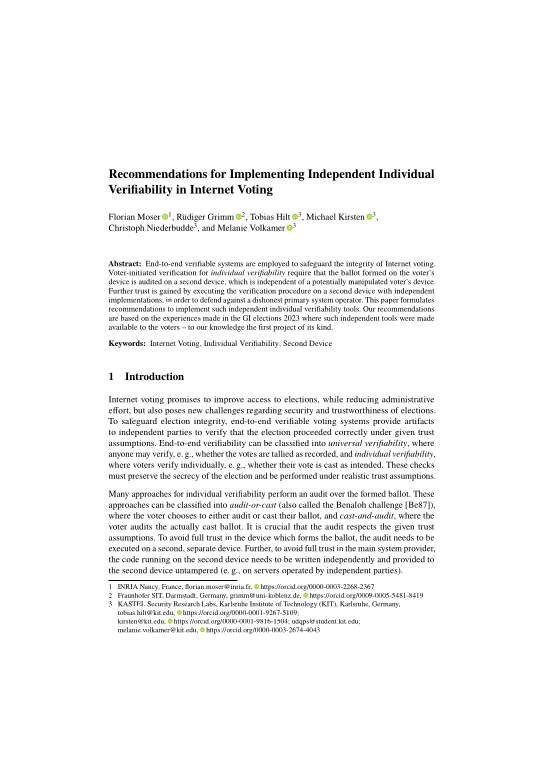 Cover der Publikation