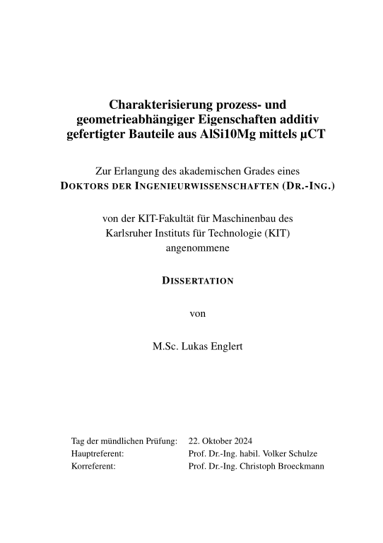 Cover der Publikation