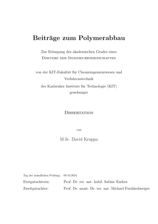 Cover der Publikation