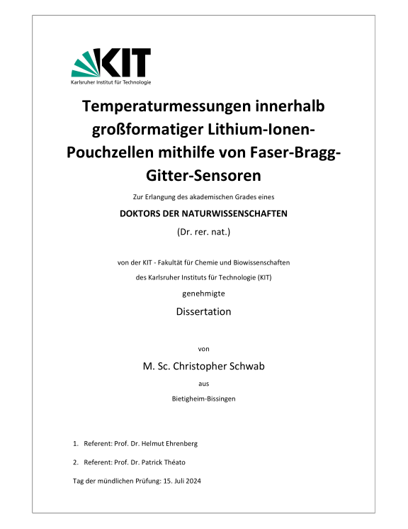 Cover der Publikation