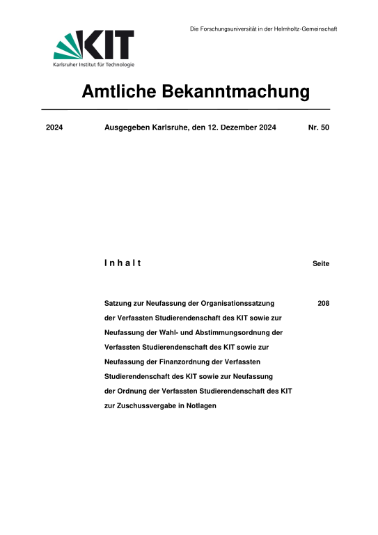 Cover der Publikation