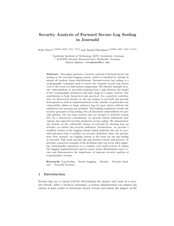 Cover der Publikation