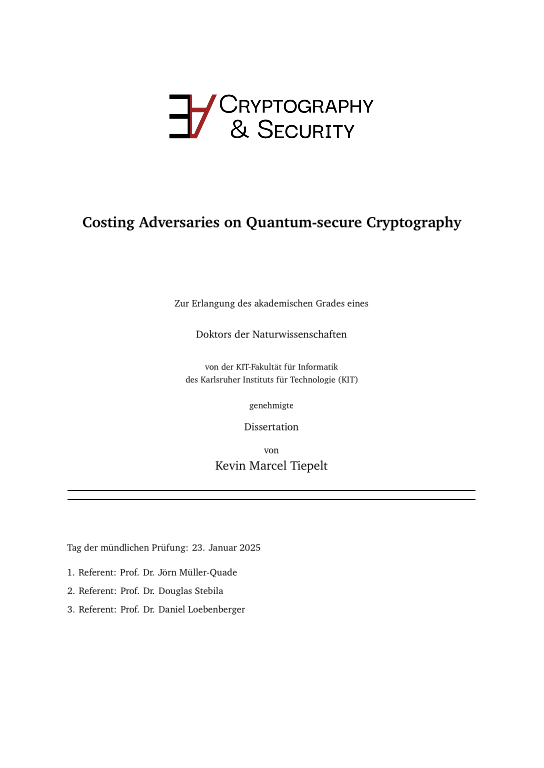 Cover der Publikation