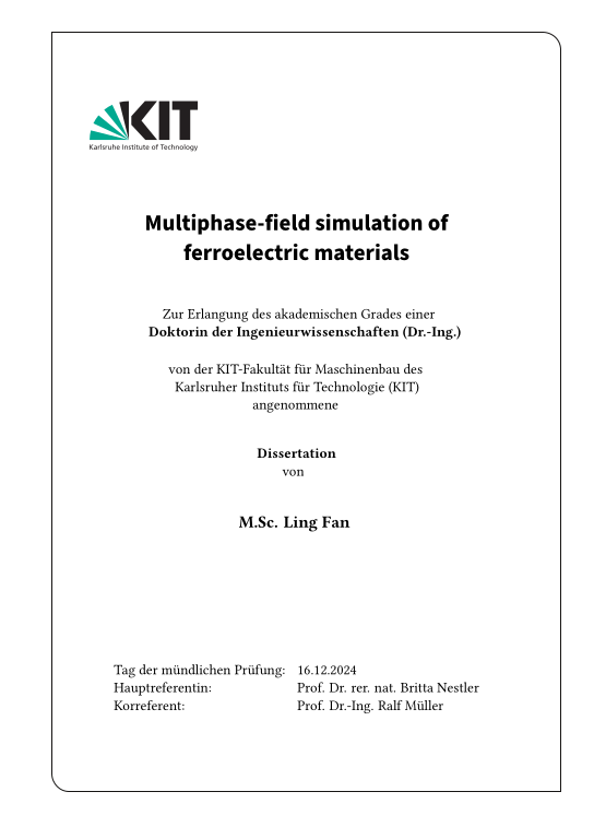 Cover der Publikation