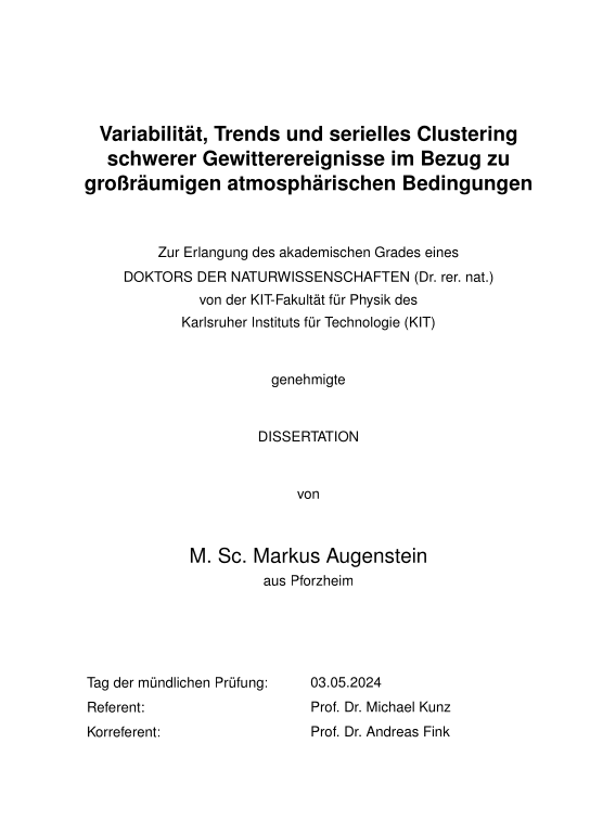 Cover der Publikation