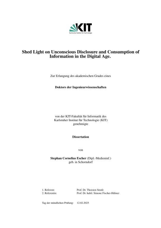 Cover der Publikation