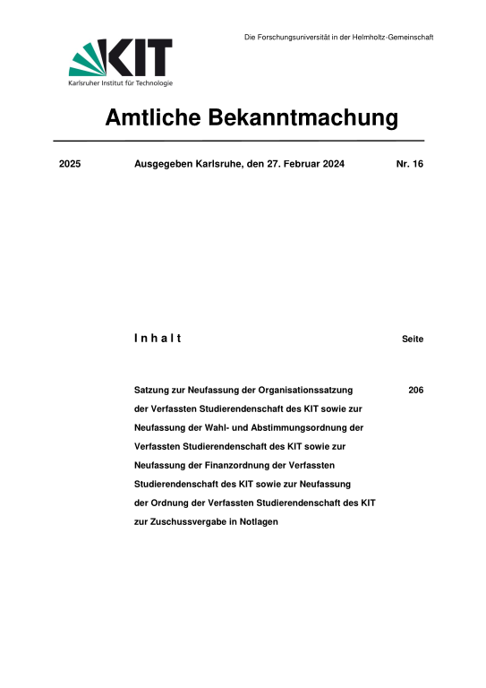 Cover der Publikation