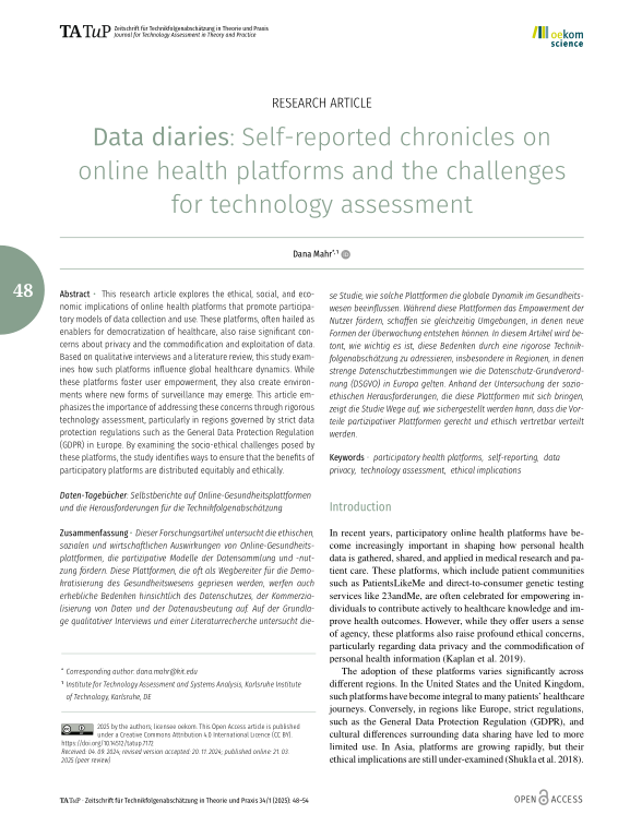 Cover der Publikation