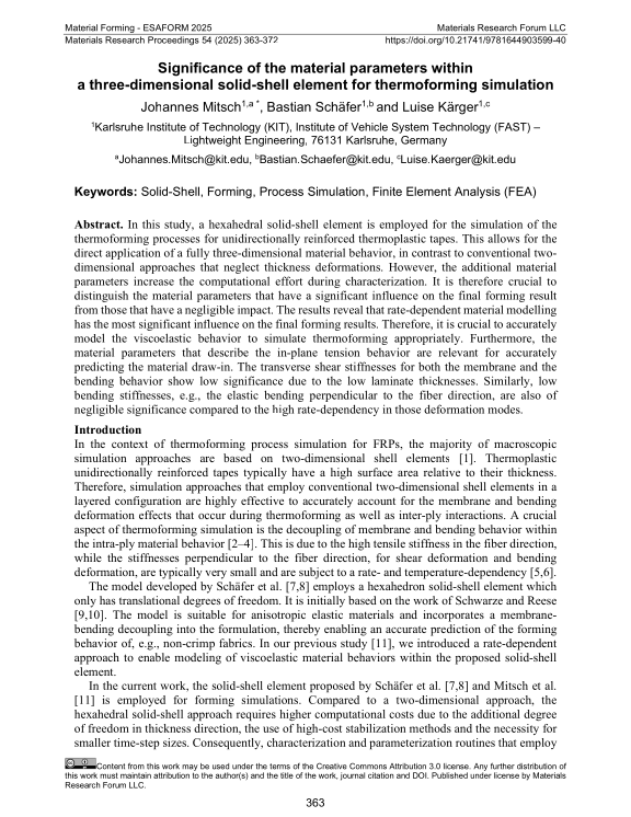 Cover der Publikation