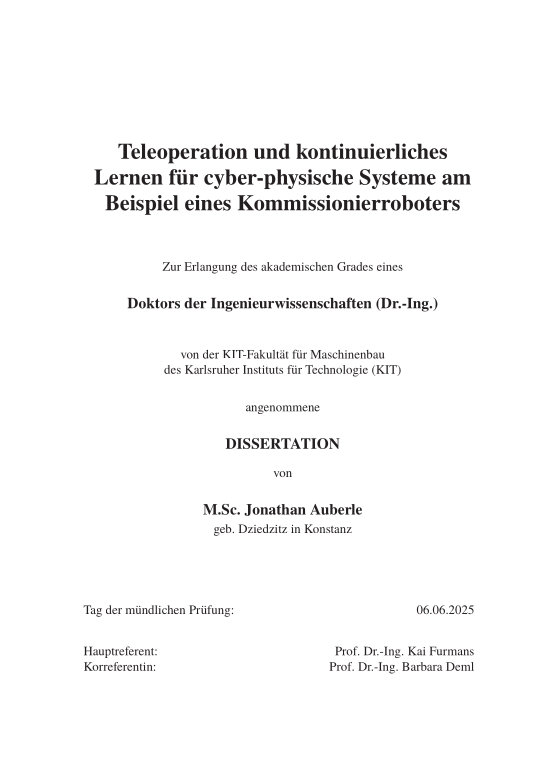 Cover der Publikation