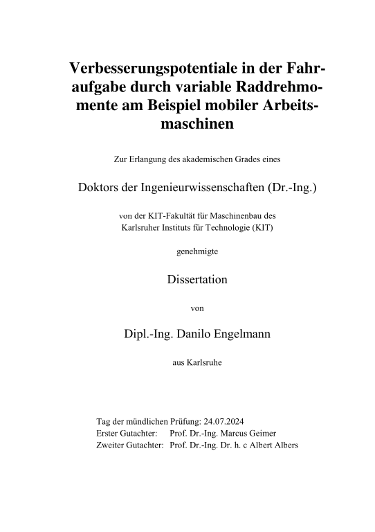 Cover der Publikation