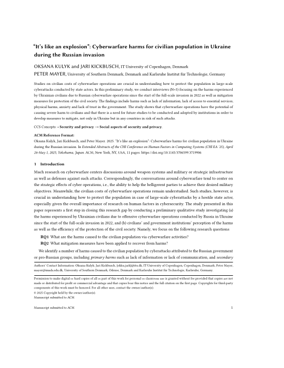 Cover der Publikation