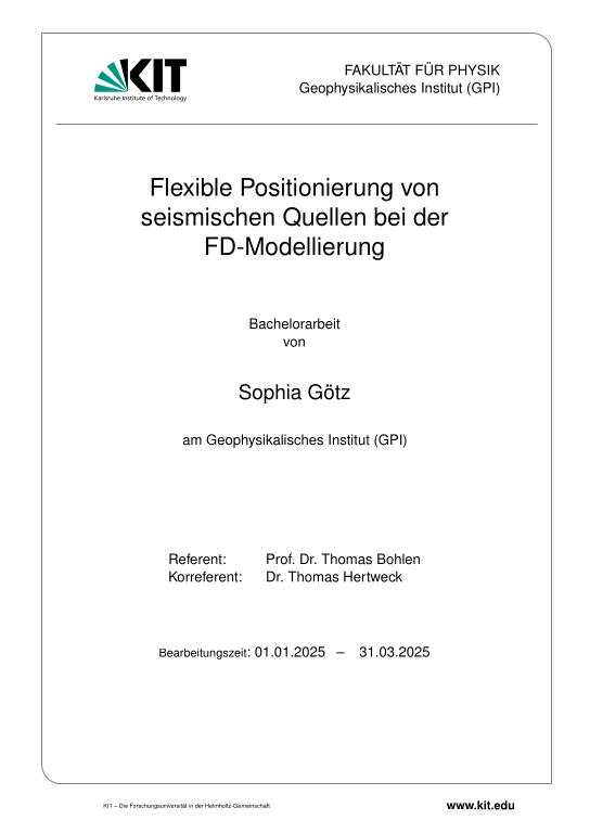 Cover der Publikation