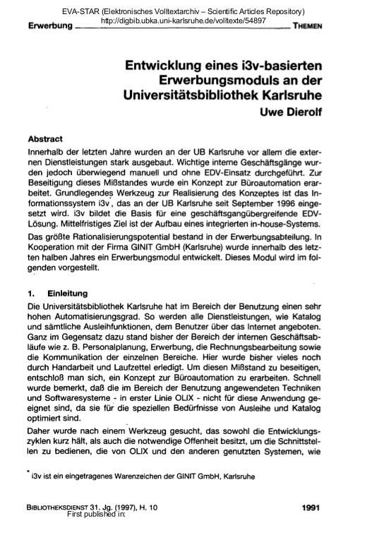 Cover der Publikation