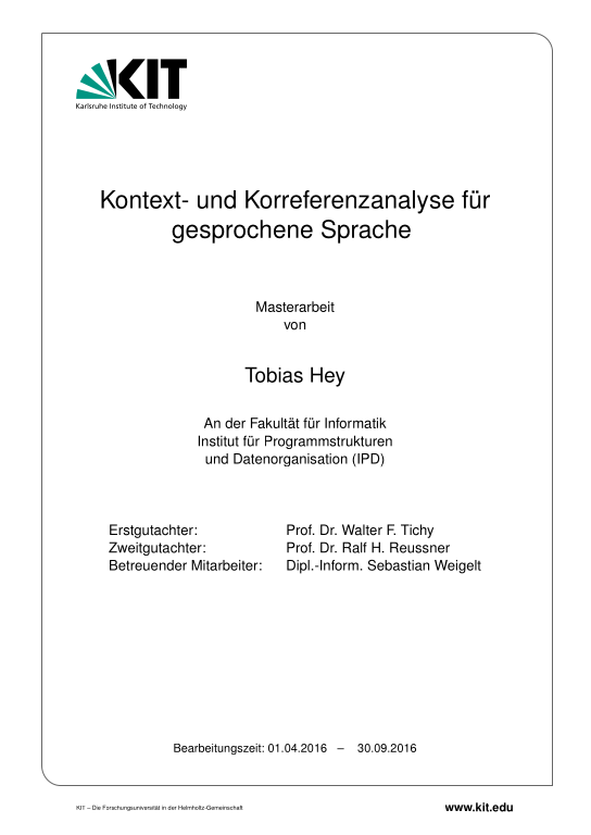 Cover der Publikation