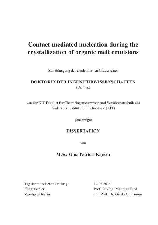 Cover der Publikation