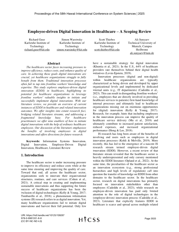 Cover der Publikation