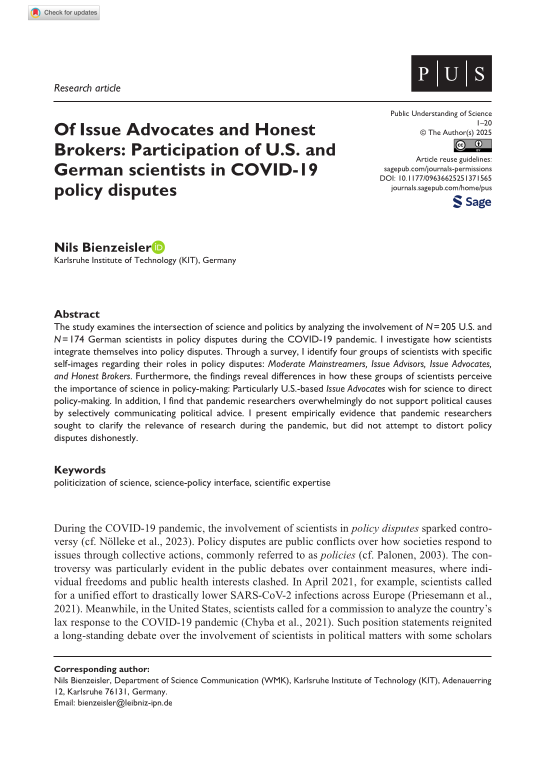 Cover der Publikation